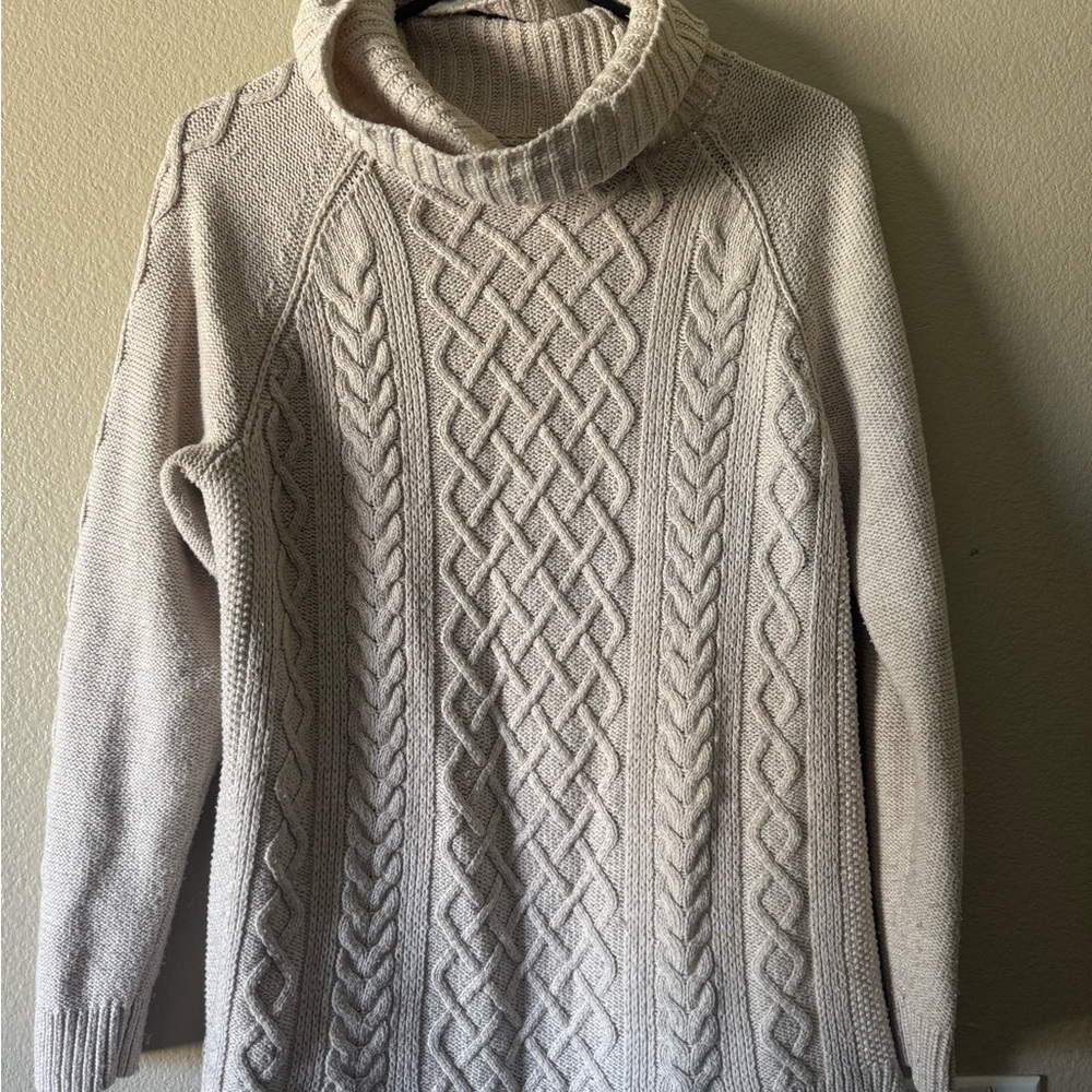 Cozy Cable Knit Turtleneck Sweater
